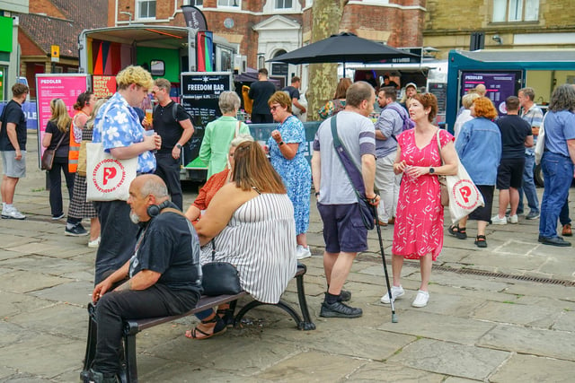 The market brought together award-winning cuisine, craft drinks, live music, bespoke products and art.
