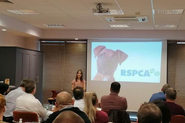 Chiana Lukas has been delivering talks to accountants since she was 10-years-old and has raised £1,809 so far for the RSPCA