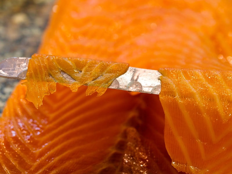 Scotland has no shortage of fish, but Derek Rowan is one of many who particularly love Scottish salmon - perfect smoked with a little lemon juice.