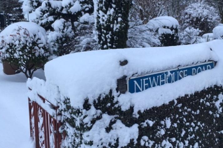 You can barely make out this street sign (Picture: Libby McKinnon)