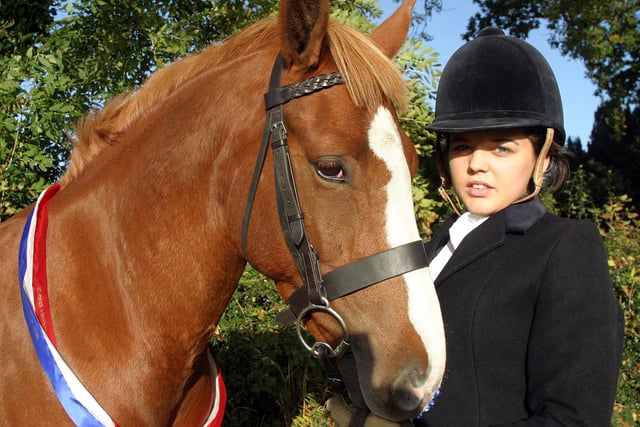 Mid Derbyshire rider  Danielle Radford and horse Good Golly Miss Molly won reserve championship at the Royal London Show in 2007.