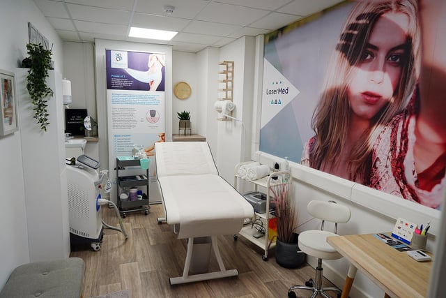 One of the new rooms at The Goldsmith Clinic where clients can undergo treatment to give them smoother, tighter and younger looking skin.