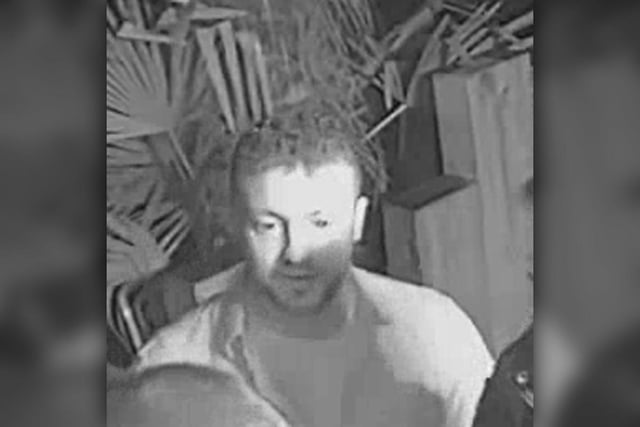 Police want to speak with the man pictured here following a reported assault at Chesterfield's Junction Bar.
During the incident at the Chatsworth Road venue - at around 11.50pm on December 3 - a man in his 20s was left with injuries to his head and jaw.
