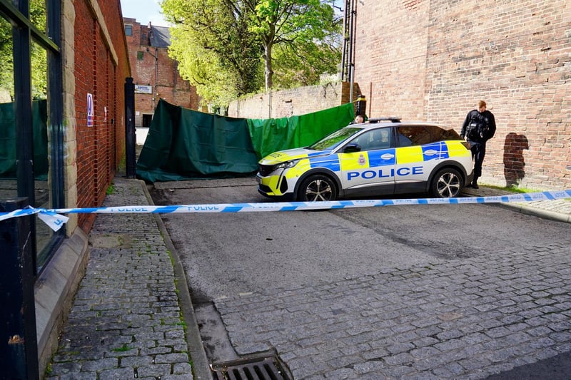 Man pronounced dead – as photos show scene of police incident in ...