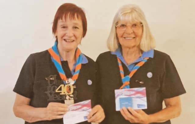 Pauline Barker and Kate Gillibrand have both being involved with Chesterfield Brownies for 40 years. Photo: P. Barker