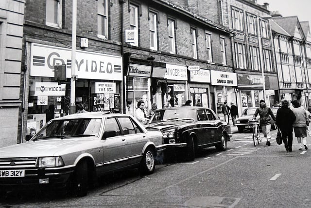 Two businesses overtaken by changing technology were GD Video and Klick photo processing, seen on Stephenson Place in1985.