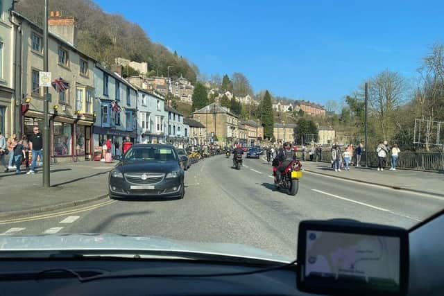 Matlock Safer Neighbourhood Team tweeted this picture in Matlock Bath on Saturday and said: "It is like a bank holiday today."