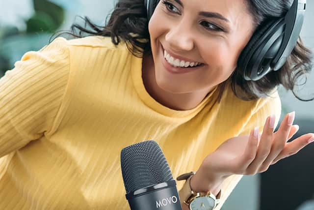 The microphone is really easy to set up, you simply plug in the USB cable and you are good to go. Image: Movo