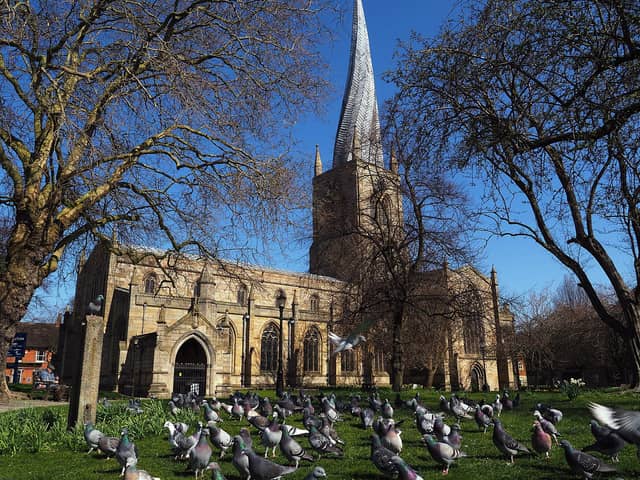 The musical festical will be held at the iconic Crooked Spire church in Chesterfield.