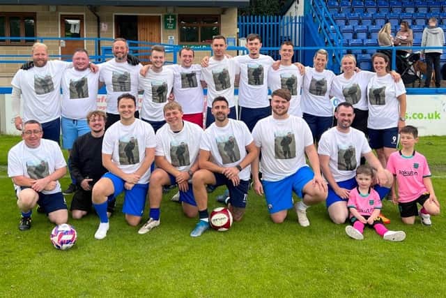 The match was contested between representatives of the North and South branches of the ambulance service at Matlock Town Fc’s Proctor Car’s stadium