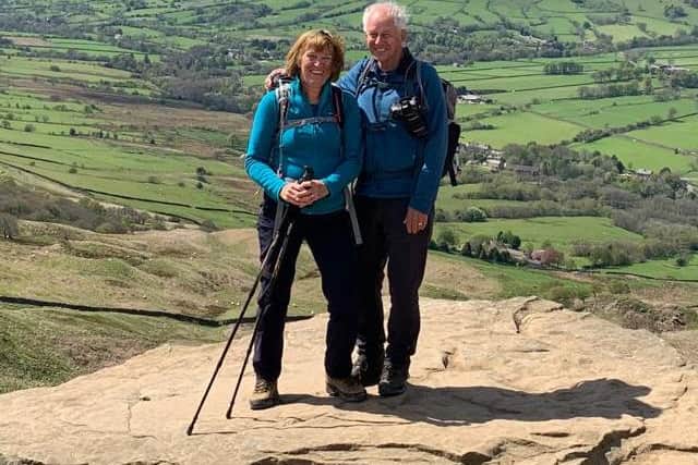 Richard and Anne Hudson in the Peak District.