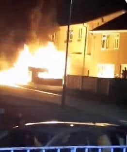 Derbyshire police are appealing for witnesses to the arson attack, which happened at about 11pm on Thursday, March 17 in Brimington.