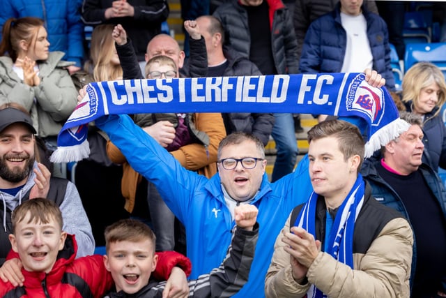 The Spireite in your life will love cheering on the team with a new home shirt, bobble hat or scarf! Or pick up a gift voucher, so they can choose their favourites.
Prices for merchandise start at £3, and vouchers can be purchased for a range of monetary values.
Purchase from the club superstore at the SMH Group Stadium on Sheffield Road.