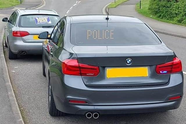 It was the third time this Audi driver has been caught by the same Police officer from Derbyshire Road Policing Unit