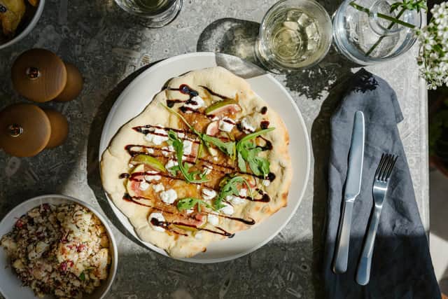 Deli plates with freshly-baked flatbreads are on the menu at Chatsworth Kitchen (photo: India Hobson/Haarkon)