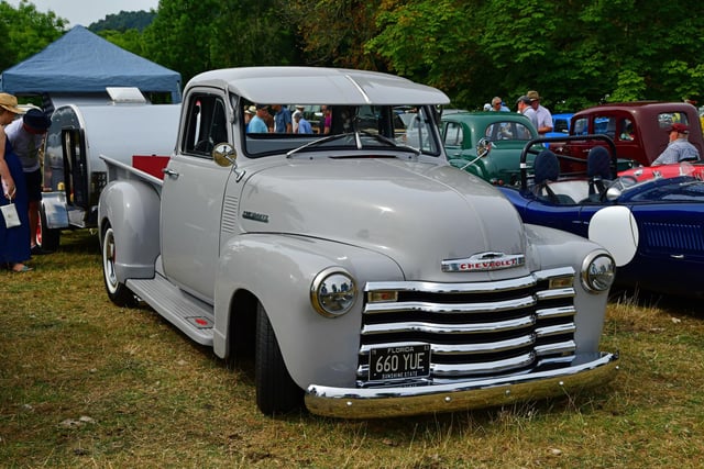 A classic Chevrolet in immaculate condition.