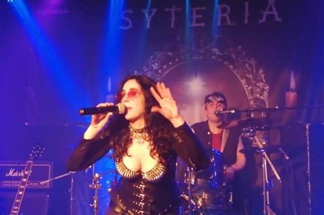 Syteria's Julia Calvo at Real Time Live, Chesterfield.
