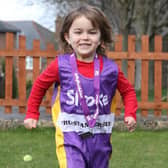 Five year old Stanley Redfern has completed a 5k run to raise over £1,300 for the Stroke Association