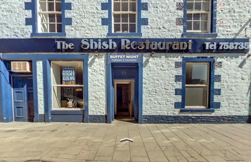 Sonya MacDonald tips the Shish Restaurant, in Galashiels, for a celebratory meal.