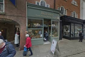 Jacksons' retail shop on Central Pavement in Chesterfield. (Image: Google)