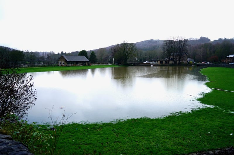 Ambergate Cricket Club is a flooding hotspot - and the area has been hit badly again by Storm Henk.