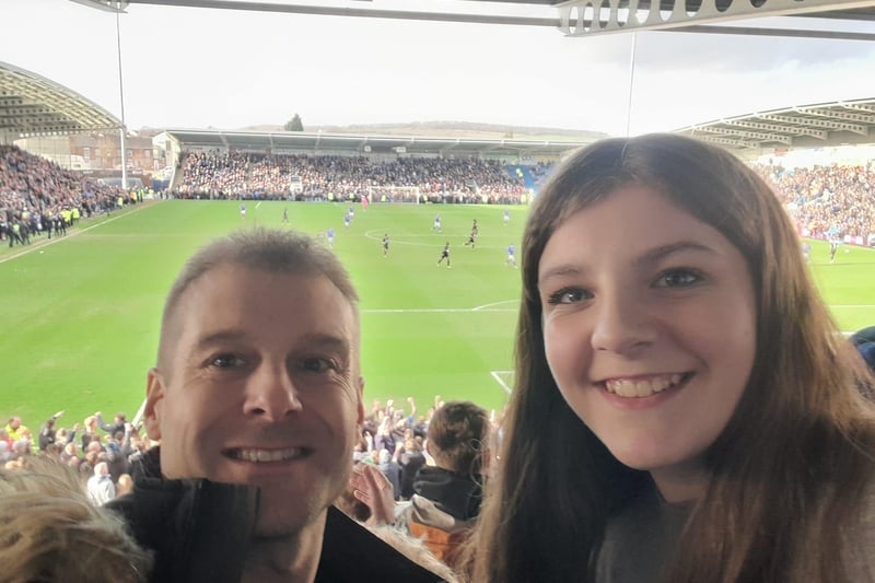 A lovely photo by Craig Heathcote. He said: "My daughter she loves going to watch town. Had a cracking day."