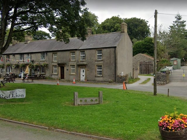 The old village stocks. Used to punish and shame Litton's troublemakers in days-gone-by.