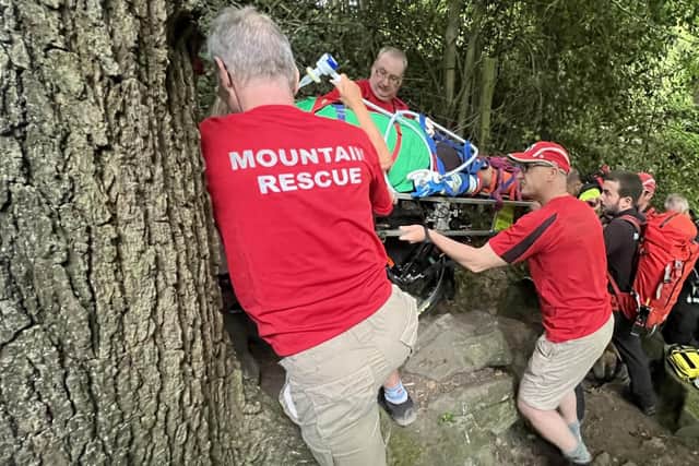 Derby Mountain Rescue Team received a donation of £2,500 from the Morrisons Foundation
