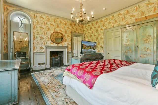 Imagine waking up in this luxuriously decorated room!