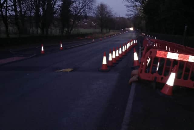 The potholes have since been repaired, but Nicci said the roadworks were continuing to impact Holymoorside residents.