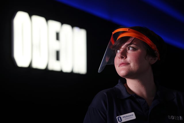 ODEON staff will be equipped with PPE, including face coverings and gloves.