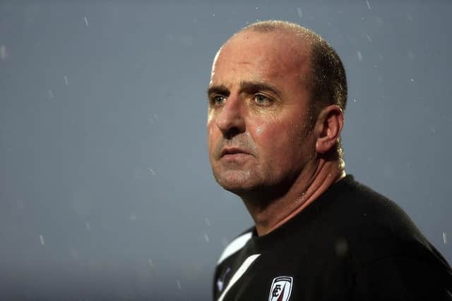 Spireites manager Paul Cook.