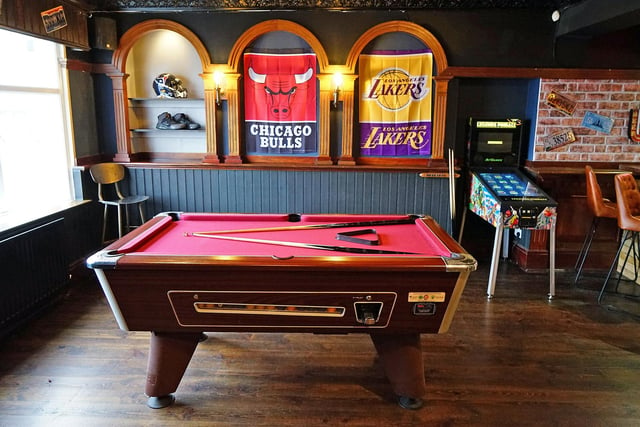 No American-themed bar would be complete without a pool table!