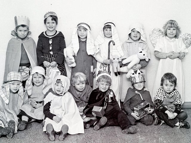 Denby School nativity play, December 1981.