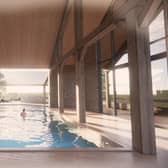 How the new spa at Peak Edge Hotel at Stonedge could look. Artist's impressions released by Chesterfield businessman Steve Perez.