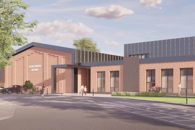 An Artist'S Impression Of The Clay Cross Active Centre, Which Is Under Construction
