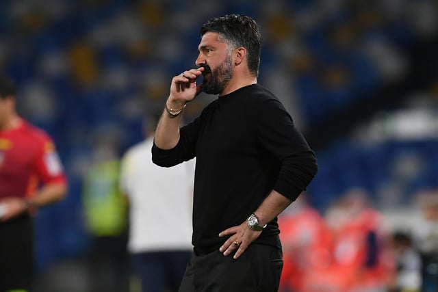 Gennaro Gattuso most recently managaed AC Milan and Napoli - winning the Coppa Italia with the latter. He has been unemployed since May 2021.