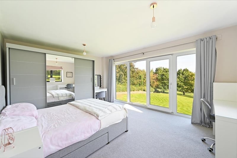 There are a total of four bedrooms in this imposing rural home. (Photo courtesy of Zoopla)