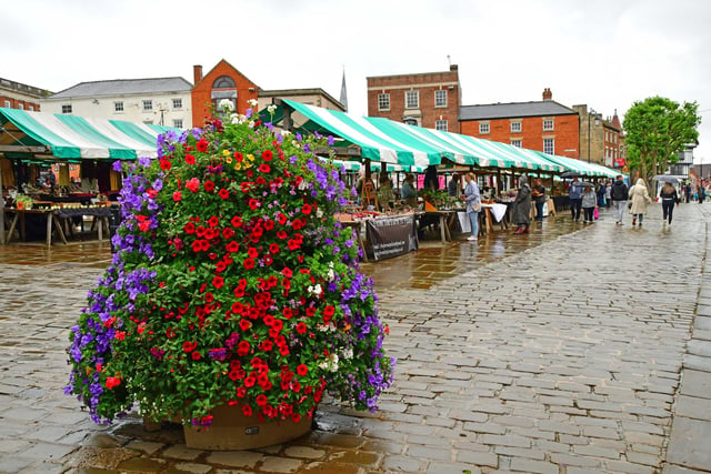 On Friday the market hosted a range of local florists, crafters and food vendors as part of the entry into the East Midlands In Bloom competition.