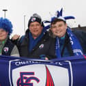 Chesterfield FC fans set off for Chelsea. Pictures are the Bowmer family Sarah, Paul, Joseph and William.