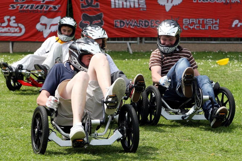 Visitors enjoy the first Extreme Sports Festival in Matlock.