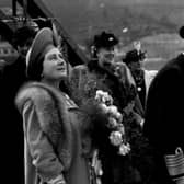 Her Majesty looking around Ladybower Reservoir on the official opening in 1947.
