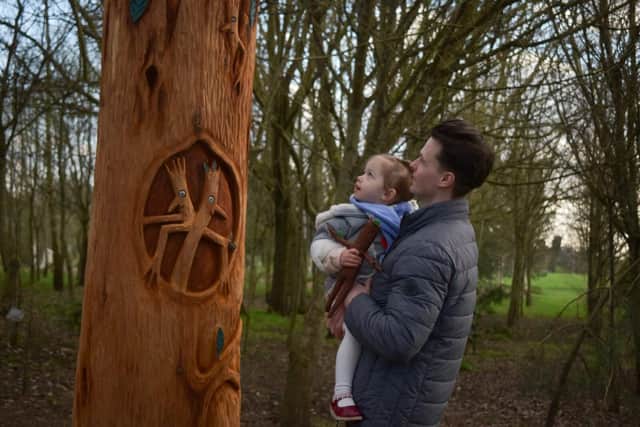 Visitors are tasked with helping Stick Man find his way home to the Family Tree