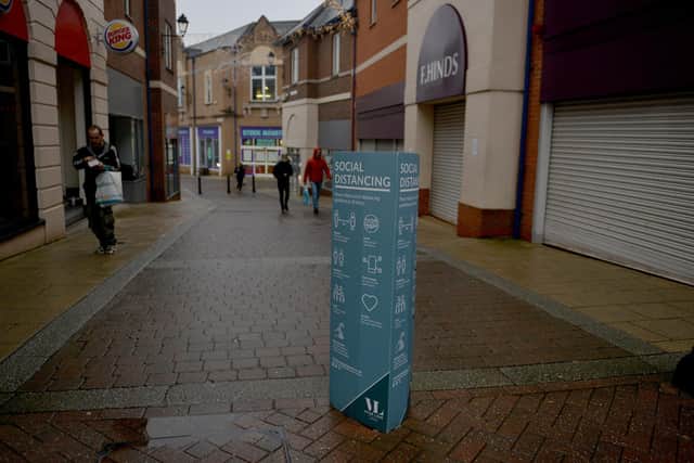 Chesterfield town centre's non-essential shops must close after Derbyshire was placed in Tier Four of Covid-19 restrictions.