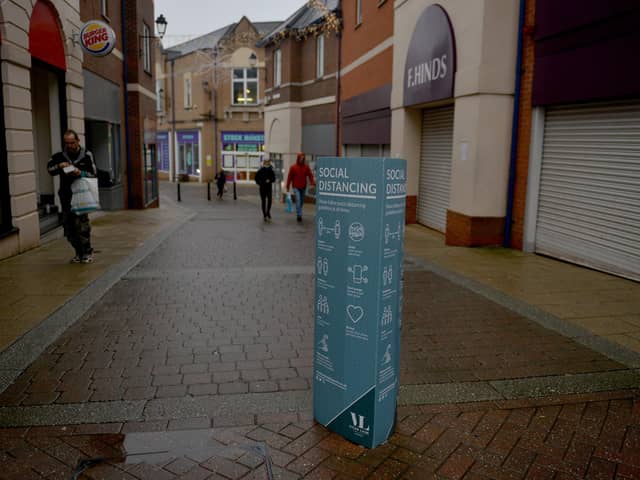 Chesterfield town centre's non-essential shops must close after Derbyshire was placed in Tier Four of Covid-19 restrictions.