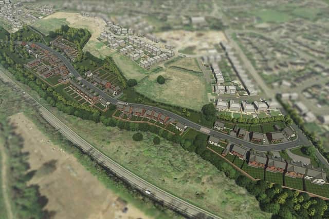 Artist impressions for the proposed Wyaston Road, Ashbourne, housing site. Image from Nineteen47.