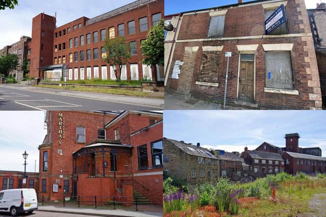 Some of Chesterfield's most run down buildings