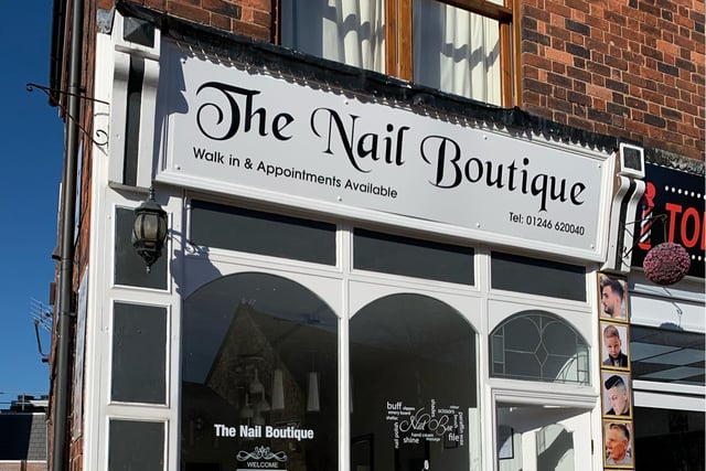 The Nail Boutique, 29c High Street, Staveley, Chesterfield, S43 3UU.