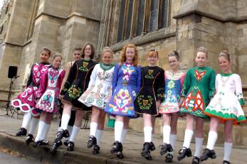 Irish dancers perform at the Autumn Minster festival in 2007.