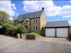 Bathe in the beautiful view of a Peak District valley from this house in sought-after village